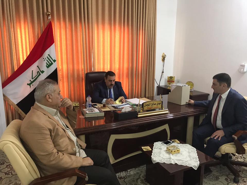 Anbar Deputy Governor visited Anbar Investment Commission’s headquarters to review preparations for the Fourth Annual International Investment Conference